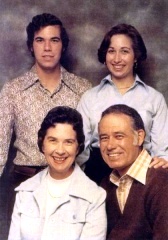 Donald, Debra, Charlotte and David Kezar, 1975 