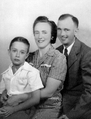 Ed, Hazel and Howard - 1946 