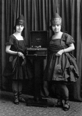 Kate and her sister Hazel - 1920 